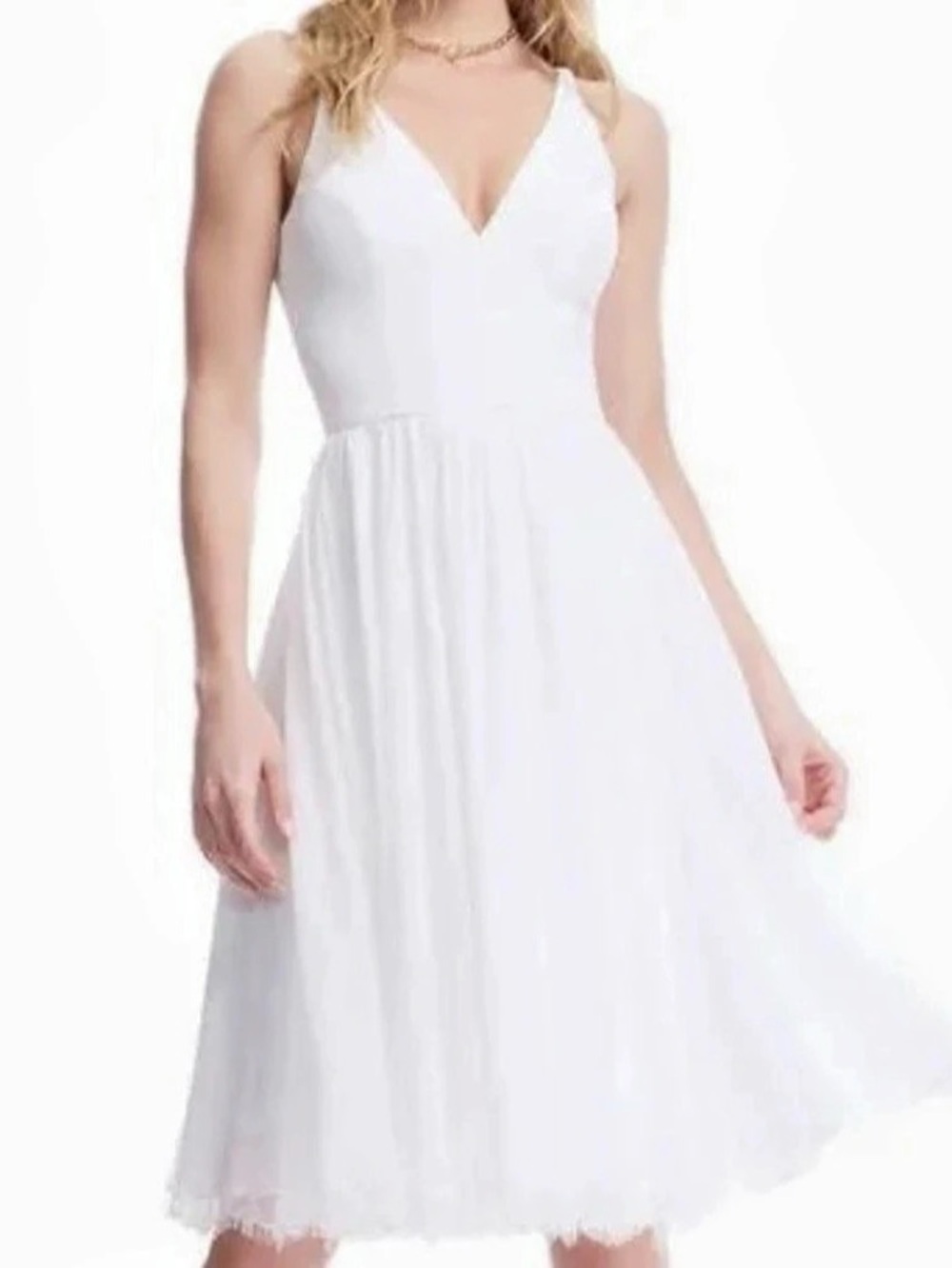 Dress The Population ALICIA Fit & Flare  Midi Dress Size: Med
